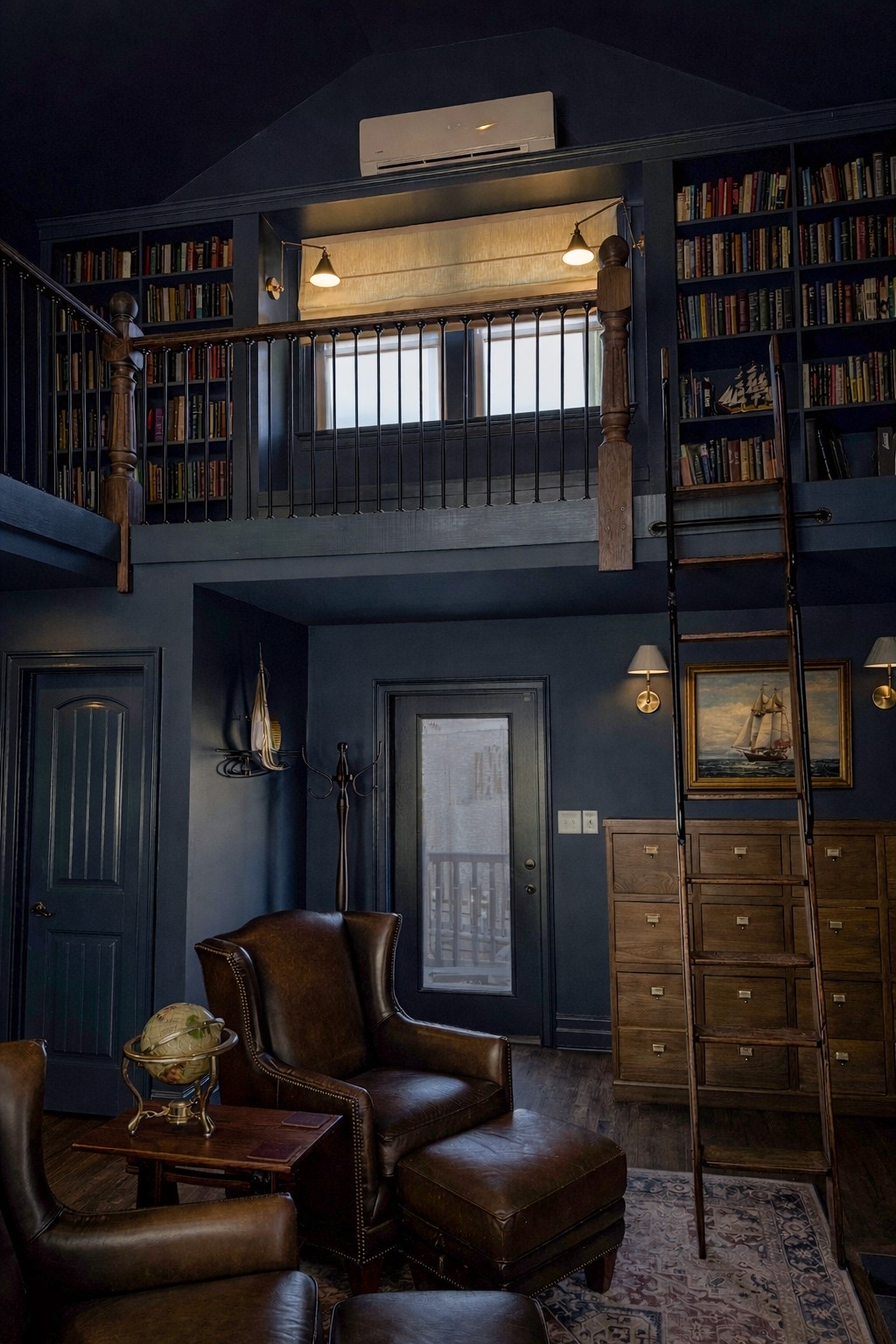 Two-Story Library Office