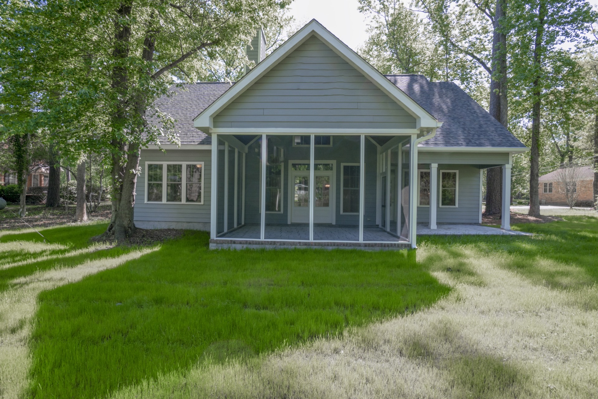 Rear Porch & Screen Room