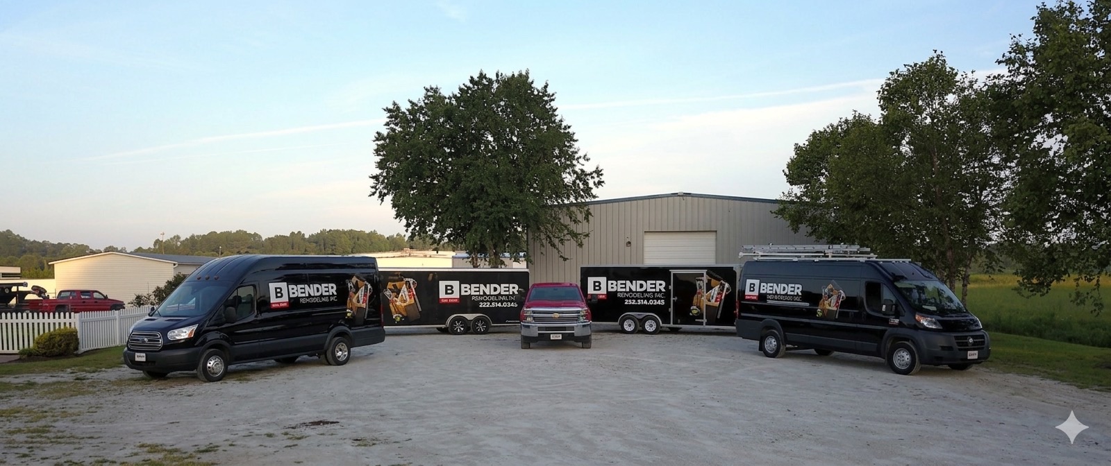 Bender Remodeling team at work